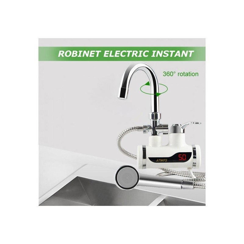 Robinet electric pentru apa calda,